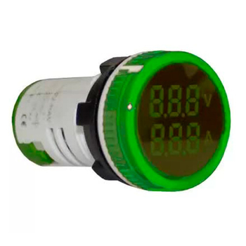 Индикатор значения напряжения и тока AD22-RAV зеленый Энергия - Электрика, НВА - Устройства управления и сигнализации - Сигнальная аппаратура - Магазин стабилизаторов напряжения Ток-Про